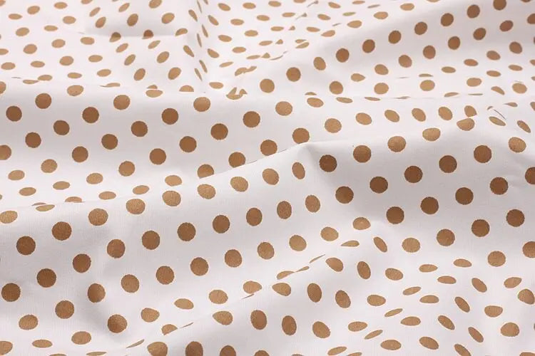 Tela de algodón de sarga de 160 cm x 50 cm, color café