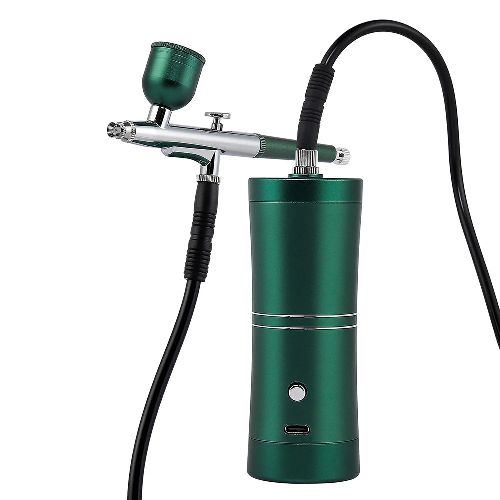 Aerógrafo portátil superior de 0,3mm con tubo de aire de 150cm, pulverizador de pintura para arte, pastelería, maquillaje, decoración de uñas, etc