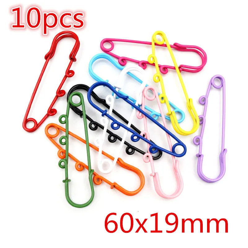 10-50 Uds. Alfileres de seguridad  de colores aleatorios