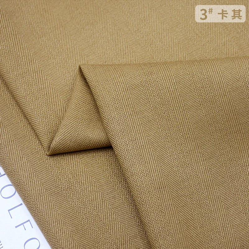 Patrón de espiga, mezcla de lana, tela informal. tela microelástica gruesa