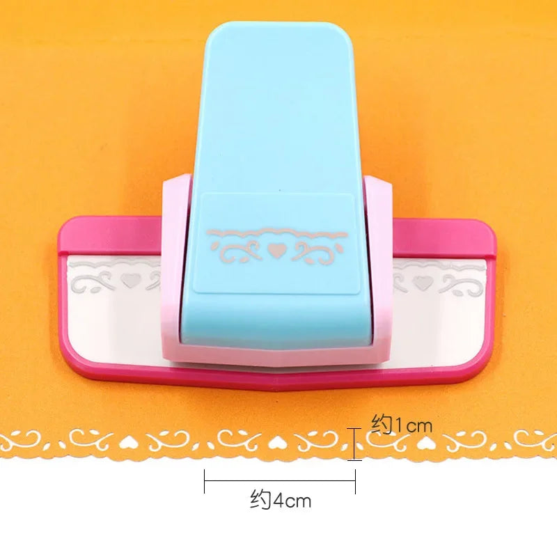 Cortador de papel en relieve de encaje decorativo para niños