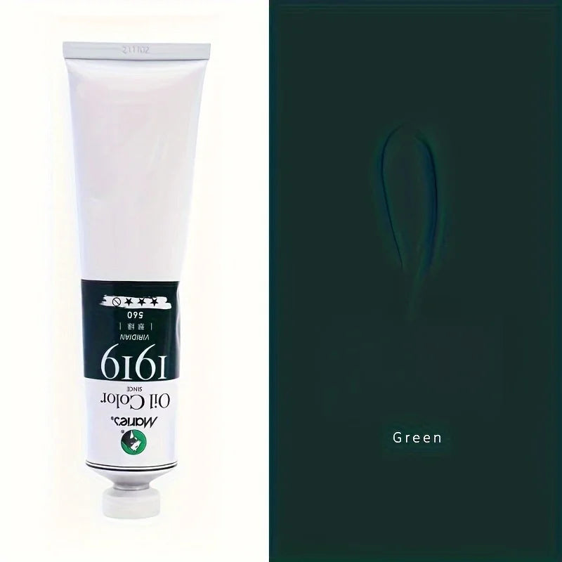 Pintura al óleo 170ML, diseñada específicamente para artistas, un solo tubo, adecuada para graffiti y pintura.