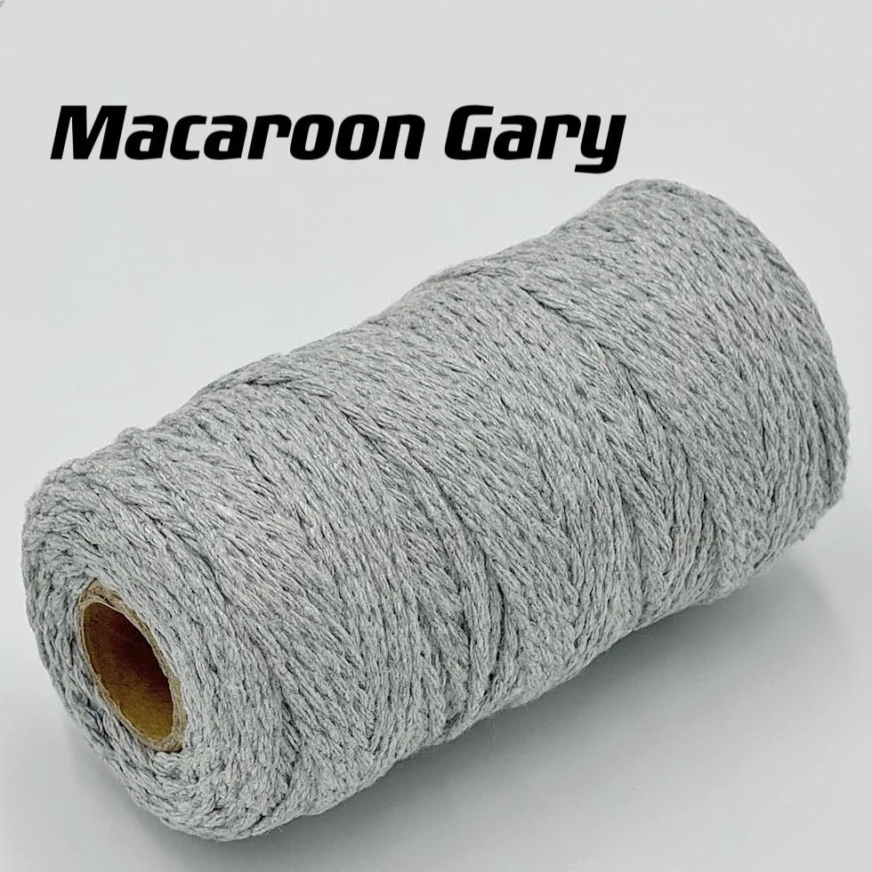 Cuerda de macramé de 2mm, hilo de yute suave, cuerda trenzada de colores para manualidades
