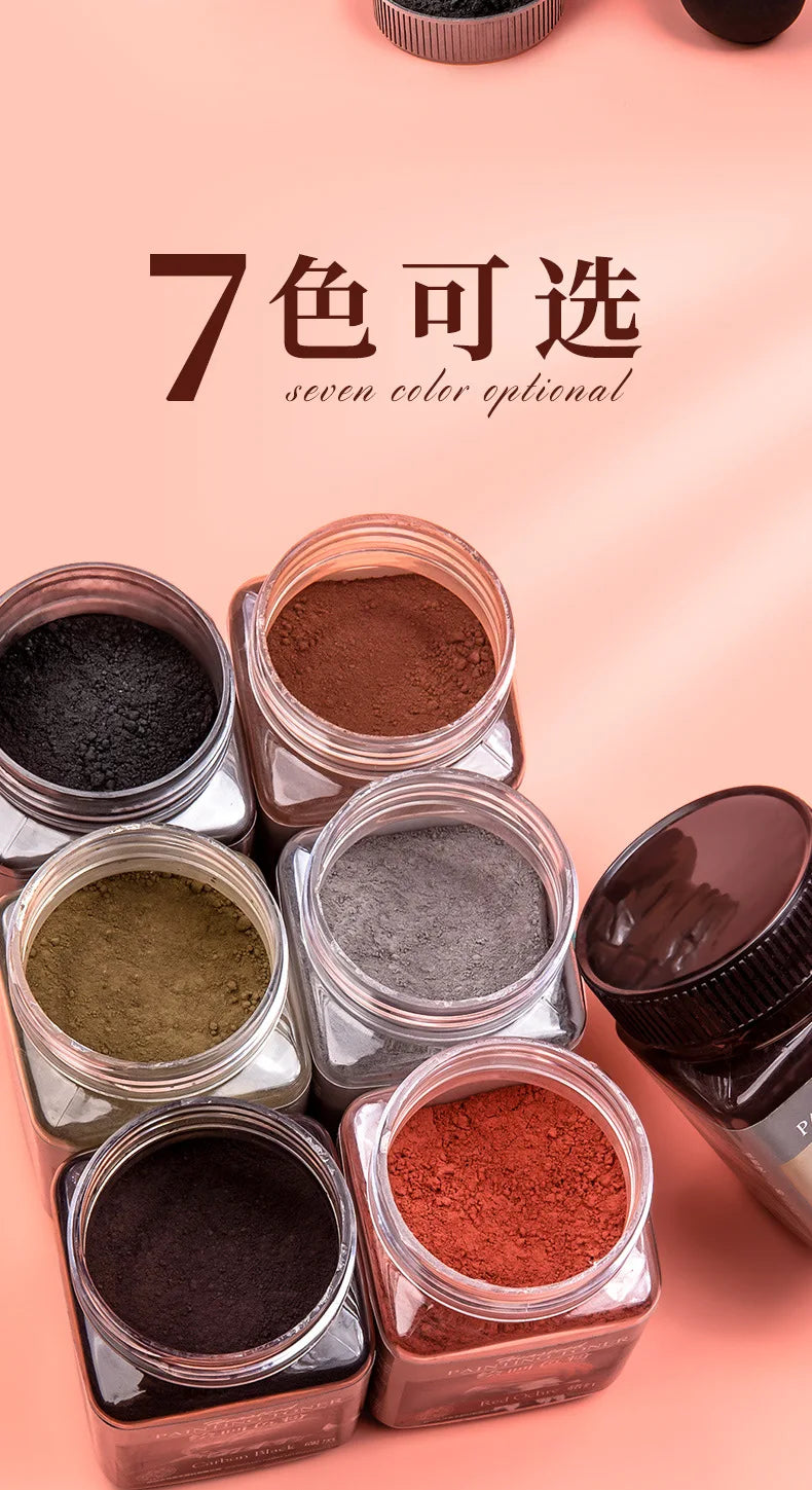 Pintura en polvo de colores saturados y delicados. Adecuado para bocetos en seco y húmedo