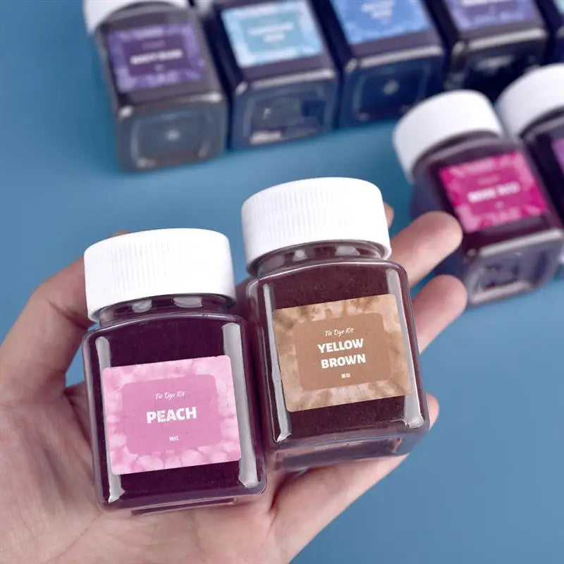 50 ml/botella de pigmentos en polvo para teñir telas