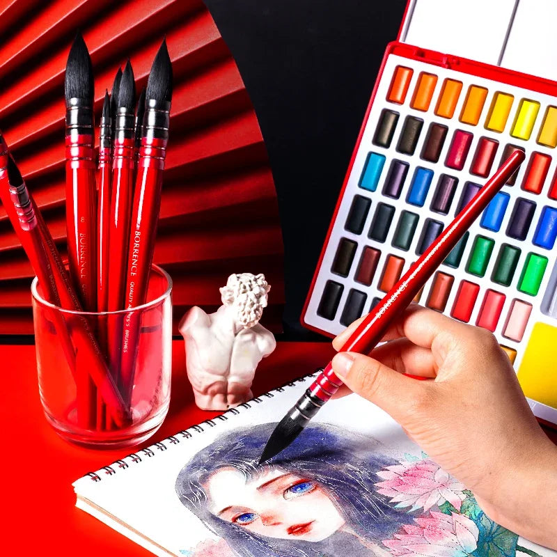 Borrence-pinceles  profesionales de acuarela, óleo, acrílico, Gouache