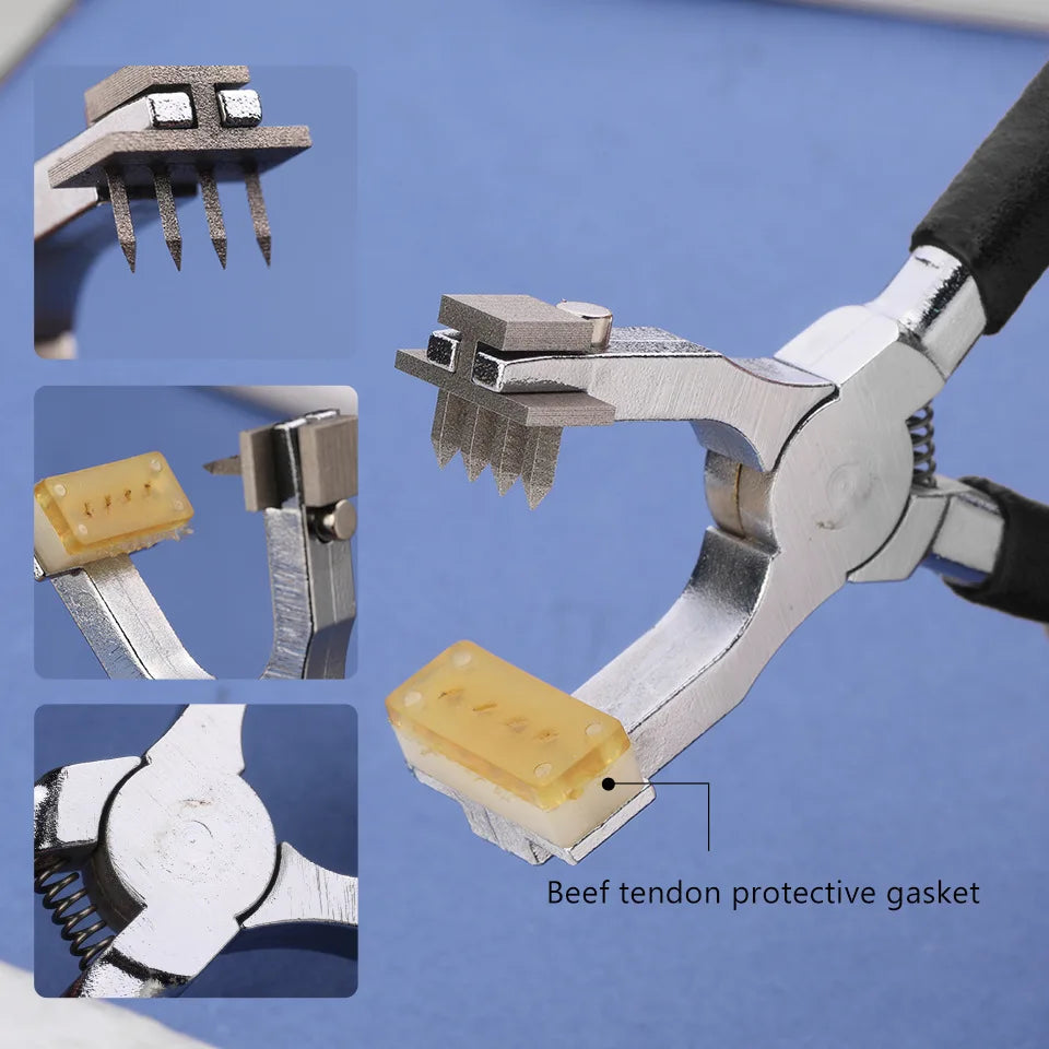 Herramienta de perforación de agujeros para artesanía de cuero, de alicates, 1 ud.