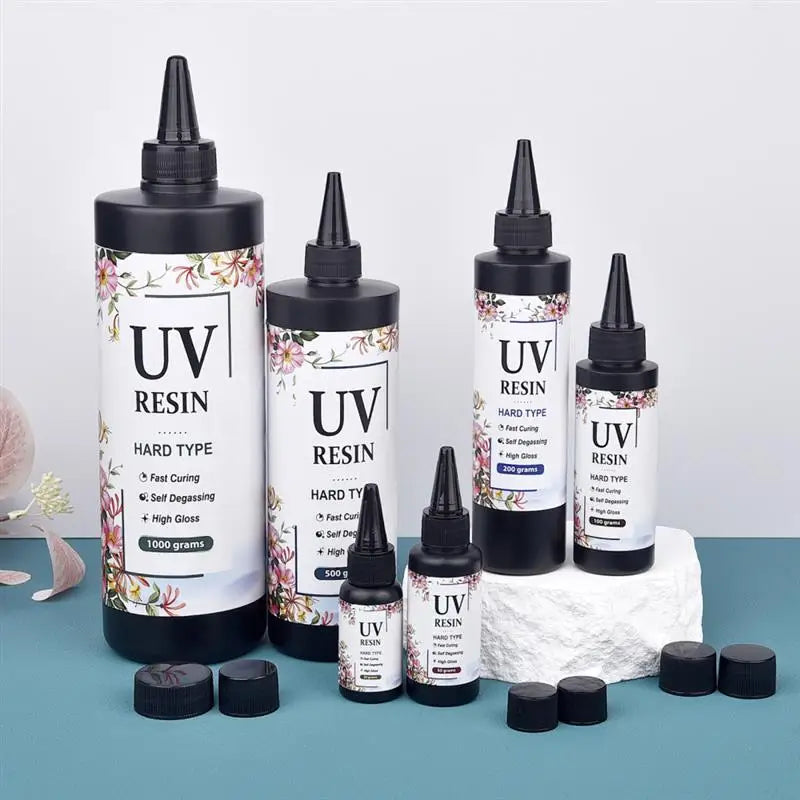 Resina epoxi de secado rápido, pegamento UV, transparente, endurecedor de Gel