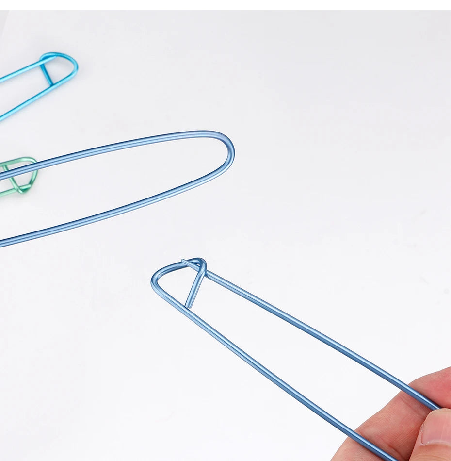 Ganchos de puntos para tejer, 4 tamaños de aluminio, 4 Uds.