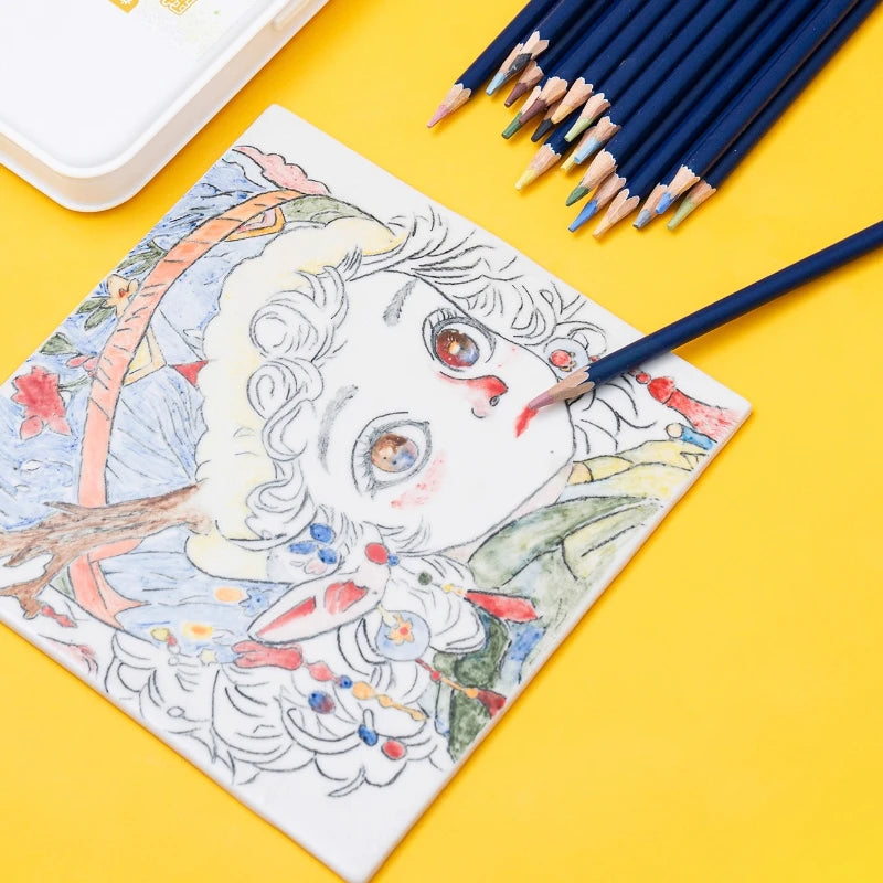 Juego de 10 lápices de colores de cerámica para arte bajo vidriado, lápiz soluble en agua.
