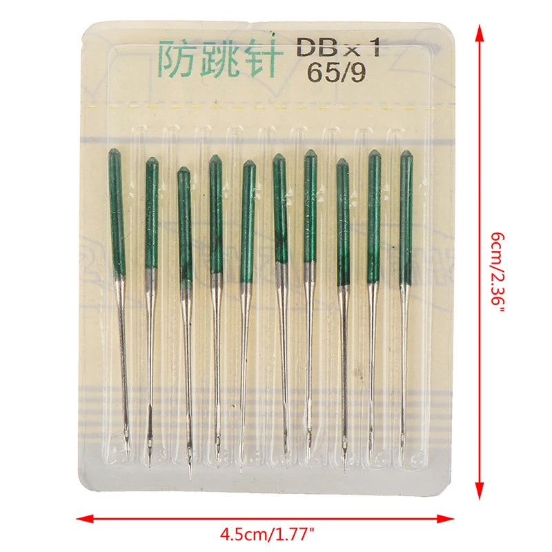10 Uds.  Agujas de máquina de coser