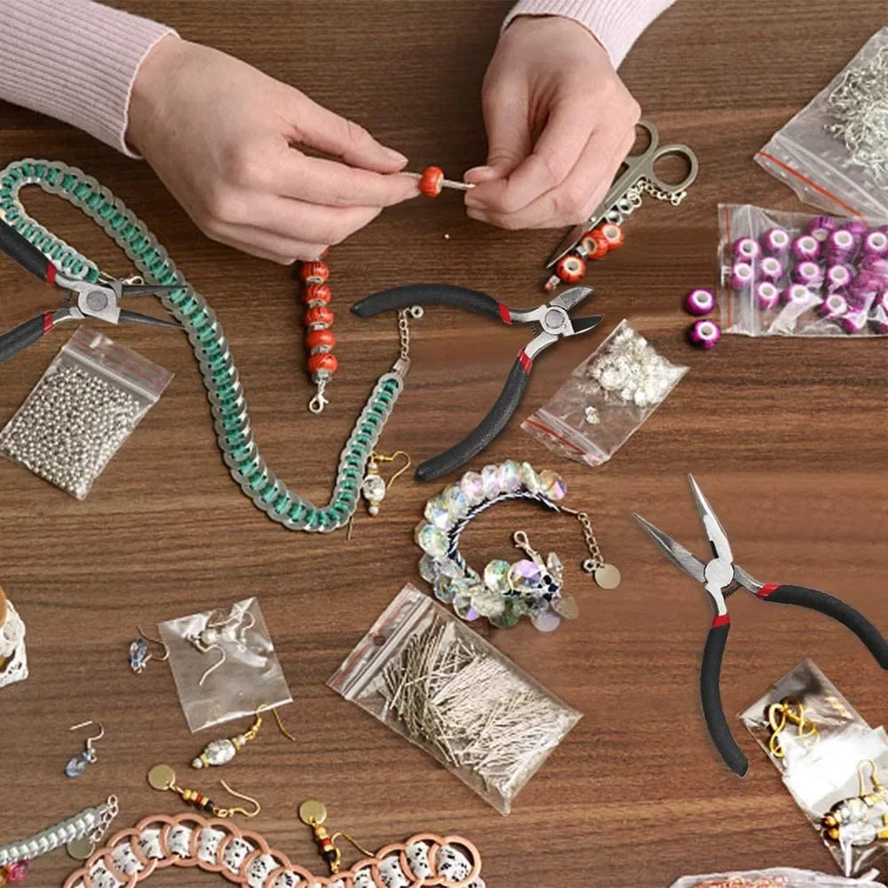 Kit de herramientas de reparación y fabricación de joyas, 22 Uds.