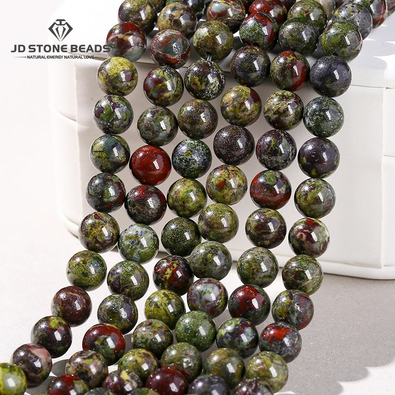 Mostacillas de piedra natural, variedades, redondo de 4, 6, 8, 10 y 12mm