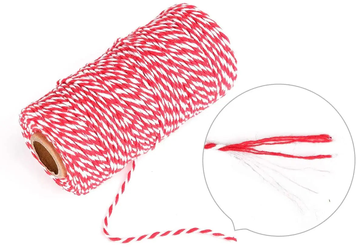 Cuerda de macramé de algodón para manualidades, cordón colorido de 100M y 2mm
