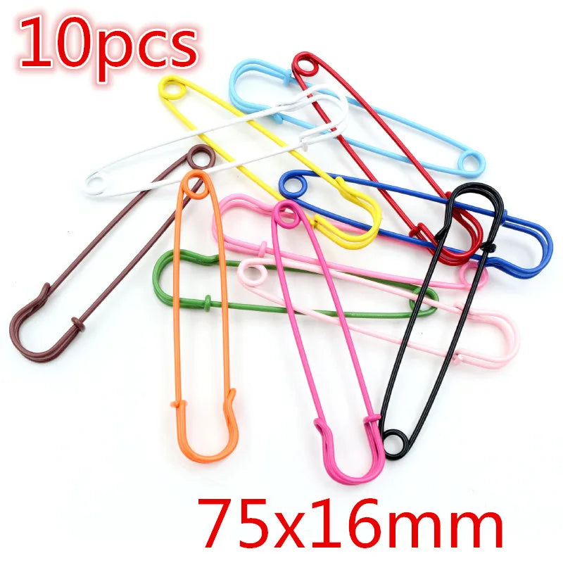 10-50 Uds. Alfileres de seguridad  de colores aleatorios