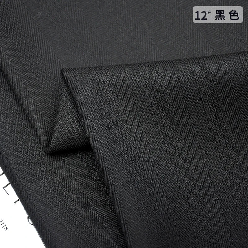 Patrón de espiga, mezcla de lana, tela informal. tela microelástica gruesa