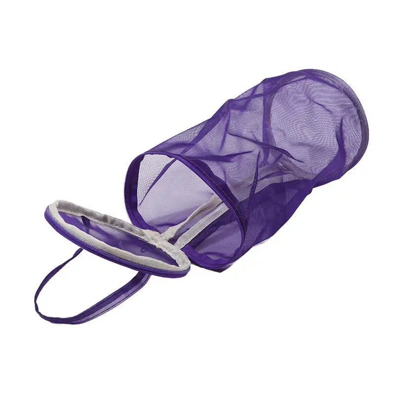 Bolsa de malla de almacenamiento de lana portátil