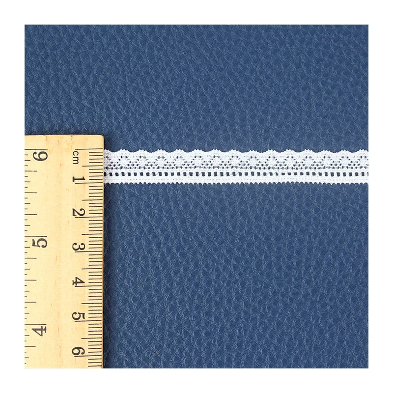 Accesorios de encaje blanco elástico, 1-2cm