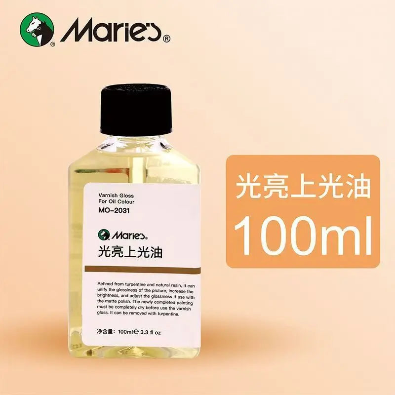 Trementina para Óleo, Inodora, Diluyente para Mezclar, Medium de Pintura, 100ml