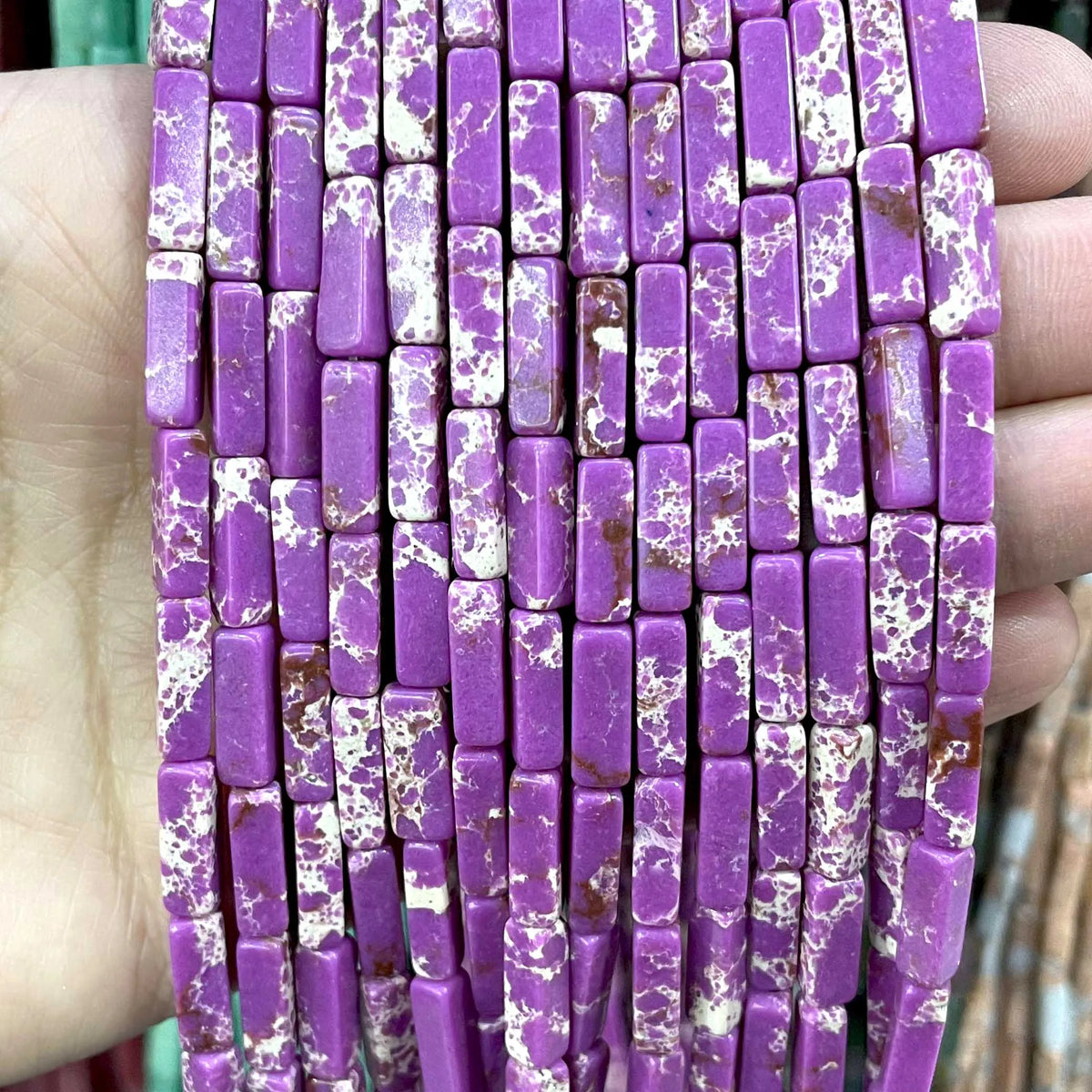 4*13MM piedra Natural cuadrada Aventurina Ojo de Tigre ágatas cristal Jades