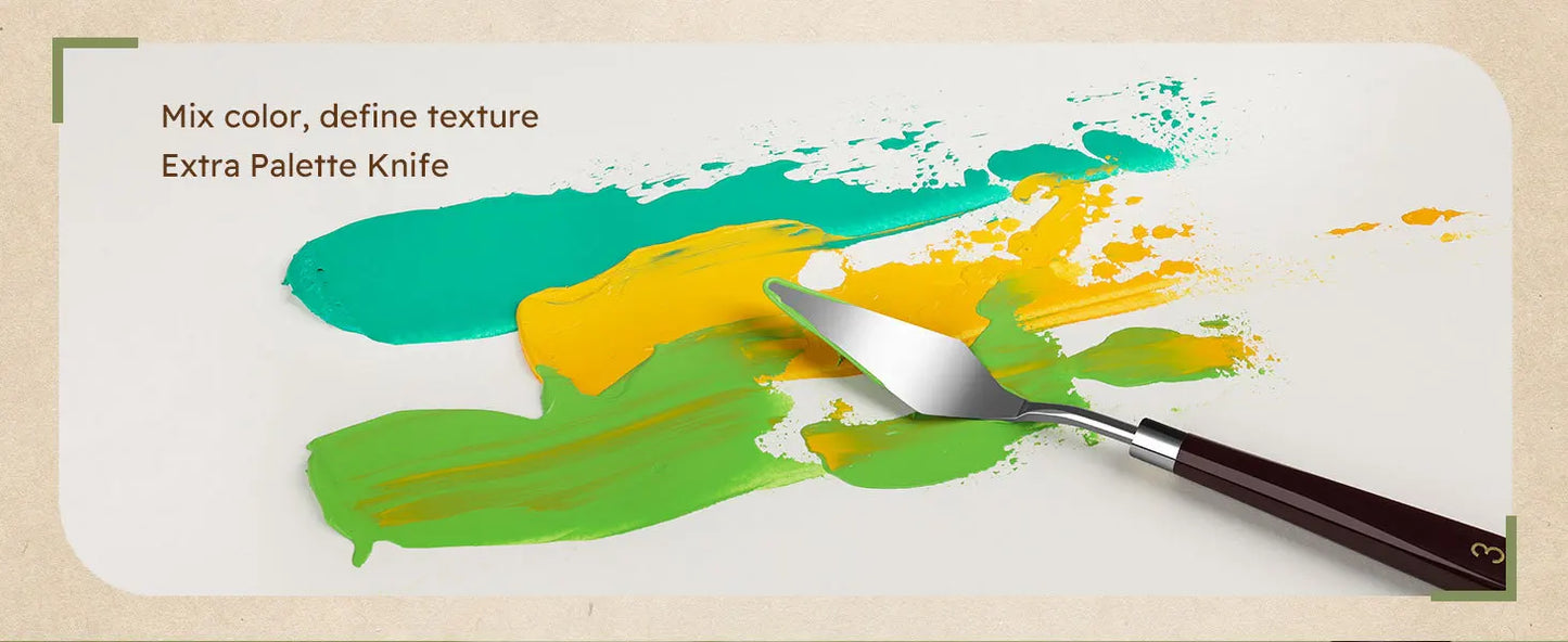 Juego de pinceles de nylon de 26 piezas para acuarela, acrílica y pintura al óleo, kit de pinceles de dibujo de arte profesional