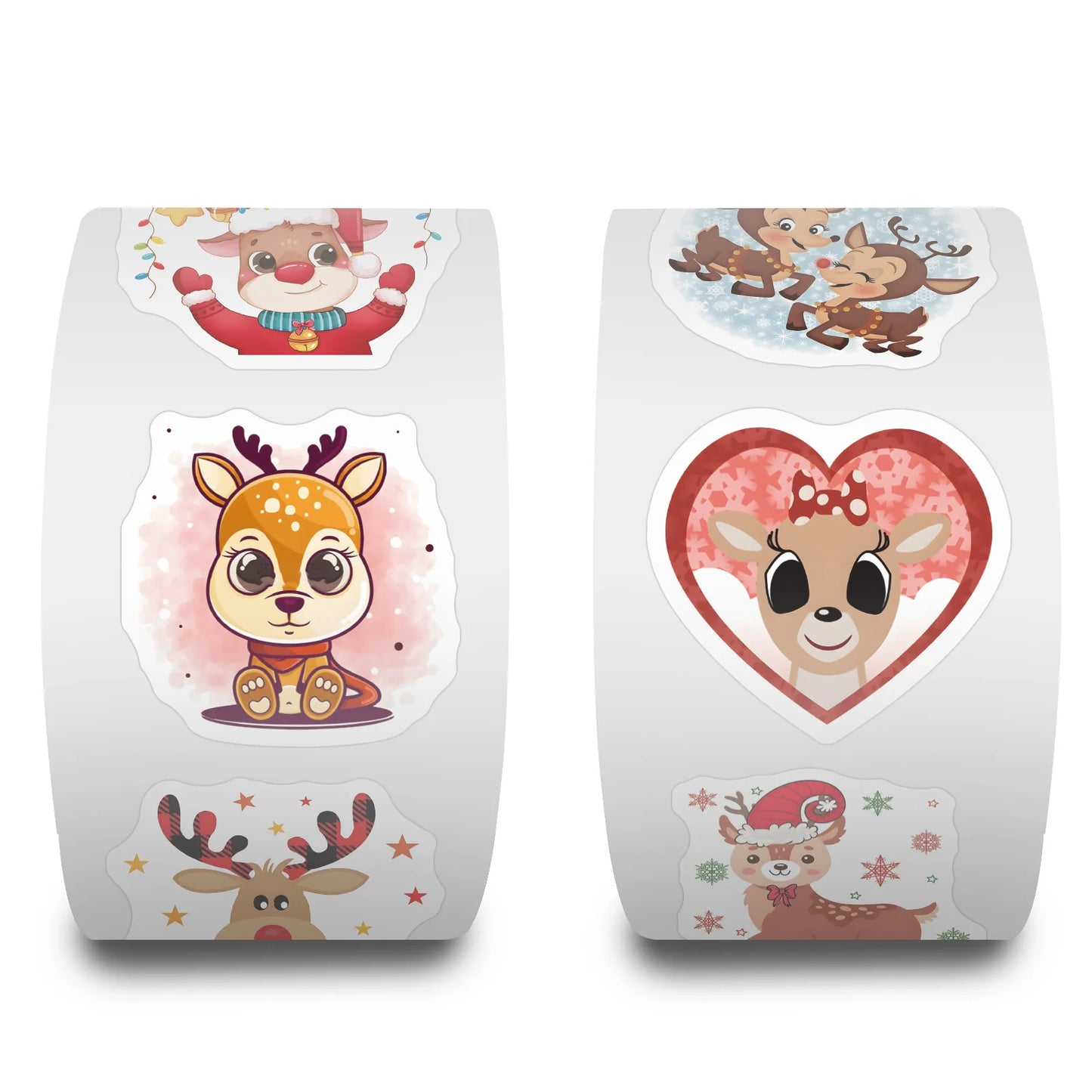 Adhesivos navideños de para sellar sobres, etiquetas de Feliz Navidad, decoración de regalos, 100-500 piezas