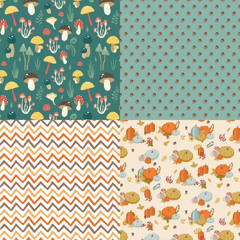 12 hojas de papel para álbum de recortes de 15x15cm