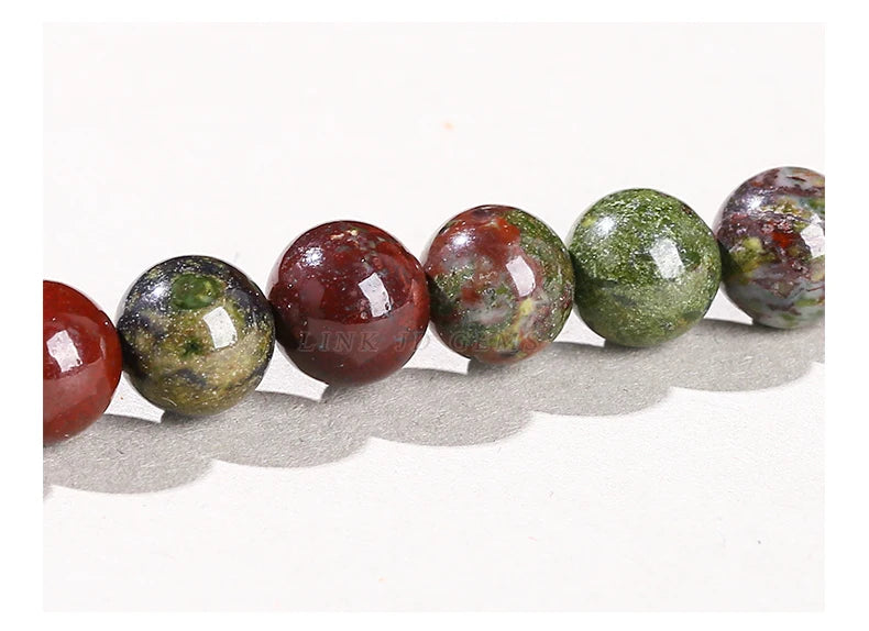 Mostacillas de piedra natural, variedades, redondo de 4, 6, 8, 10 y 12mm