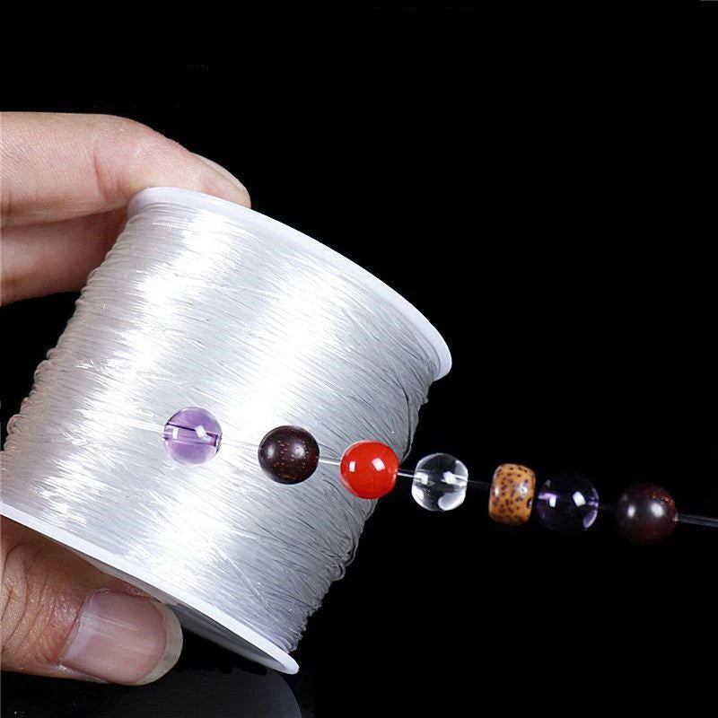 100m, hilo elástico, cordón para joyería