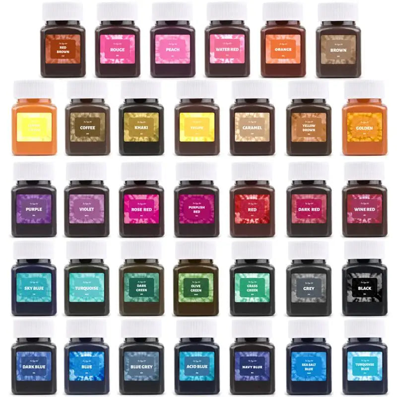 50 ml/botella de pigmentos en polvo para teñir telas