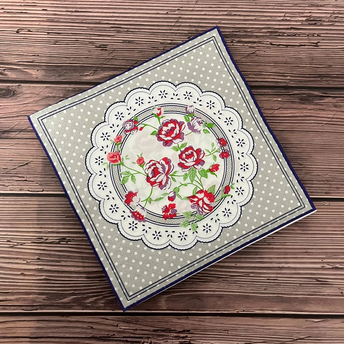 20 Servilletas Florales Coloridas Desechables, Decoupage