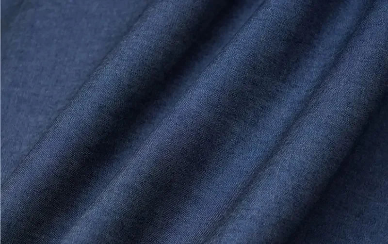 Tela vaquera de algodón fino y suave de 145x45/180cm, TJ4512