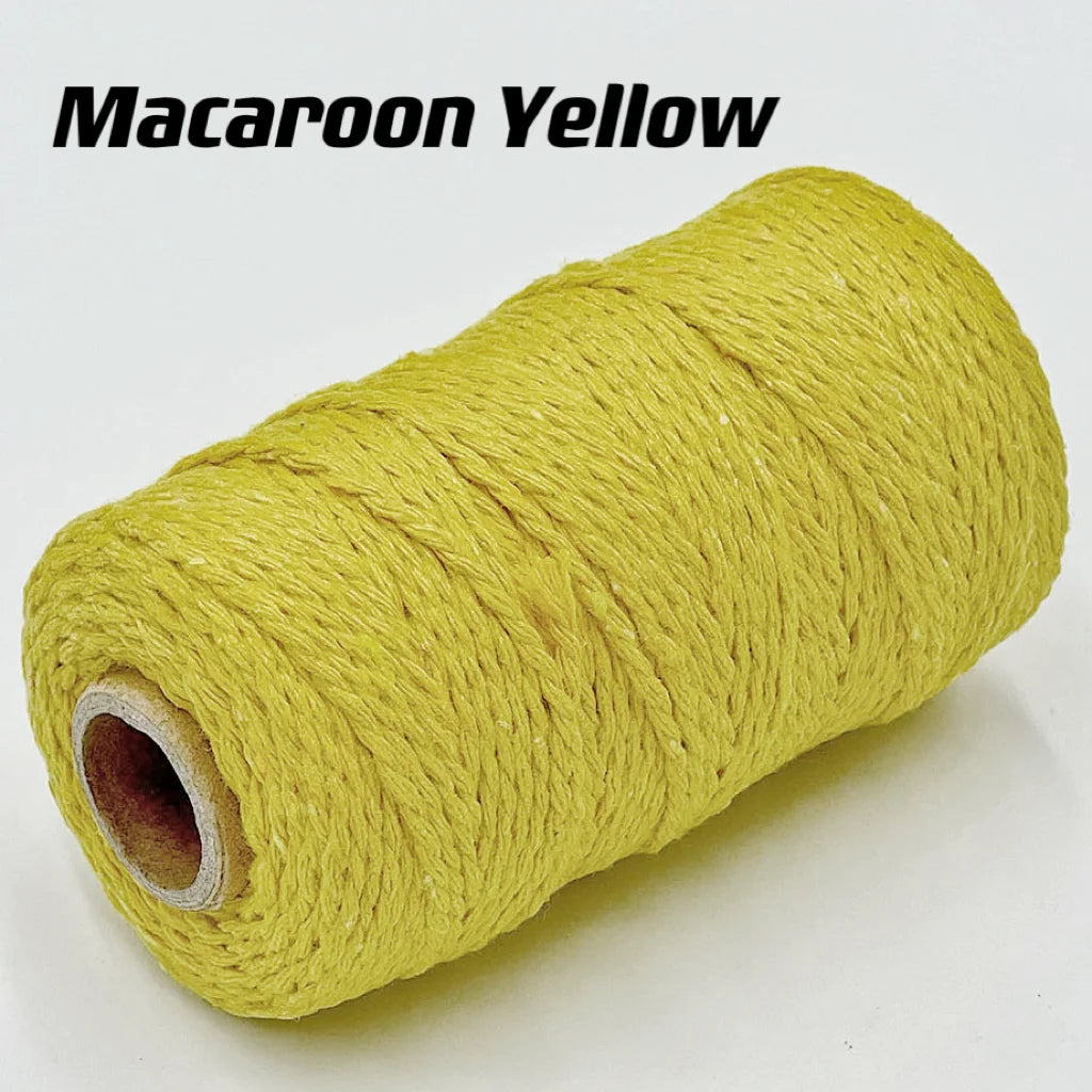 Cuerda de macramé de 2mm, hilo de yute suave, cuerda trenzada de colores para manualidades