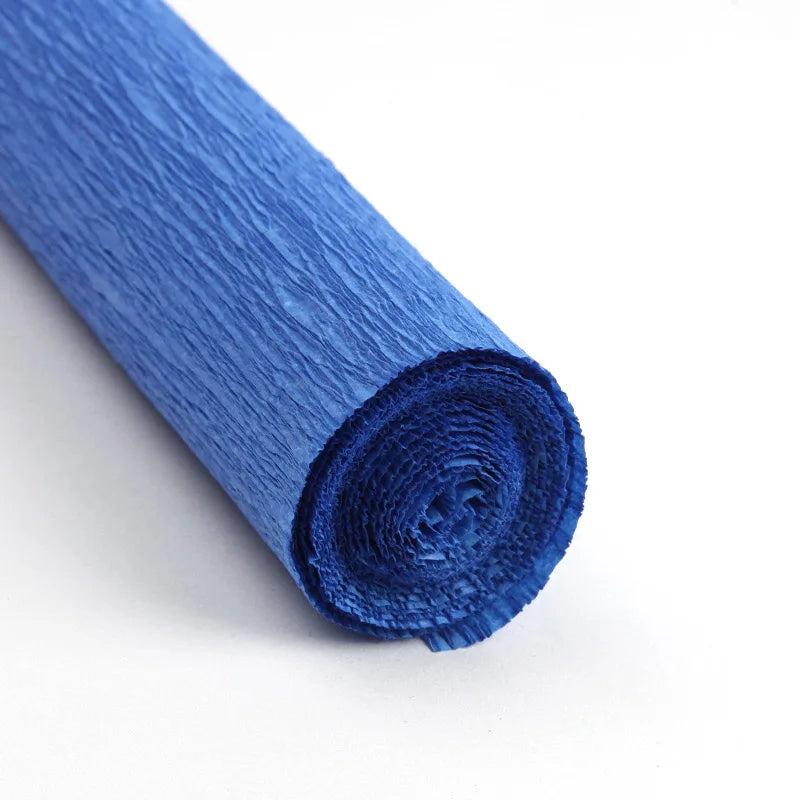 Rollo de papel crepé de colores de 50x250cm.