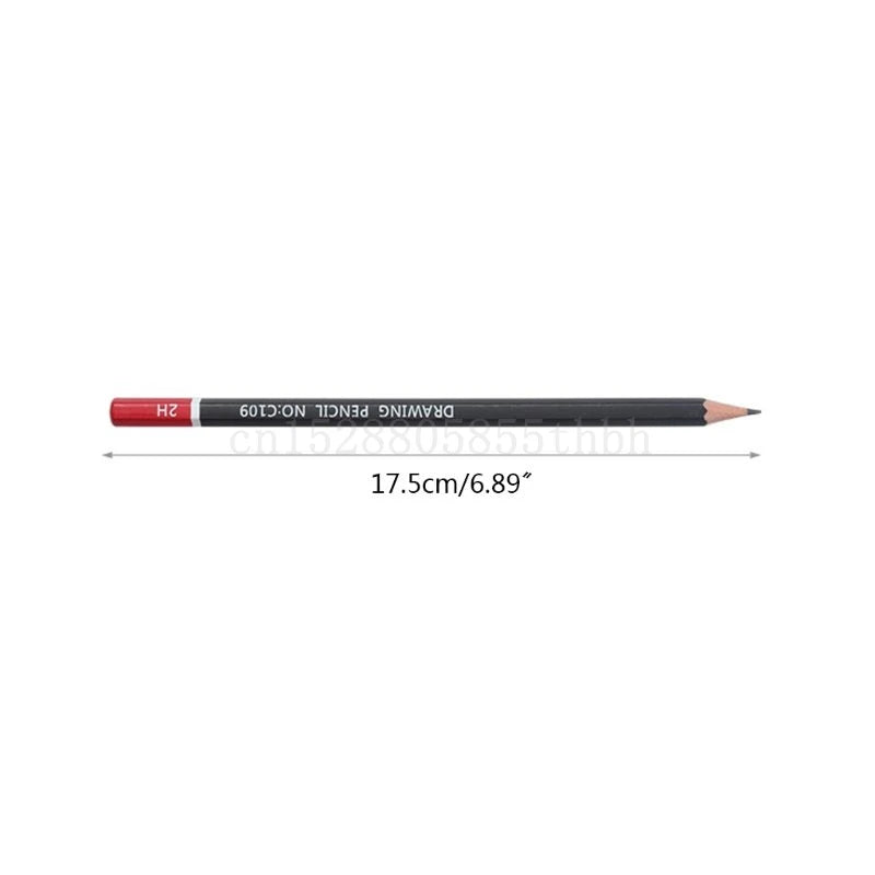 12 unids/caja lápiz de grafito para boceto, dibujo, escritura, 2H HB 2B 3B 3H 4B 5B