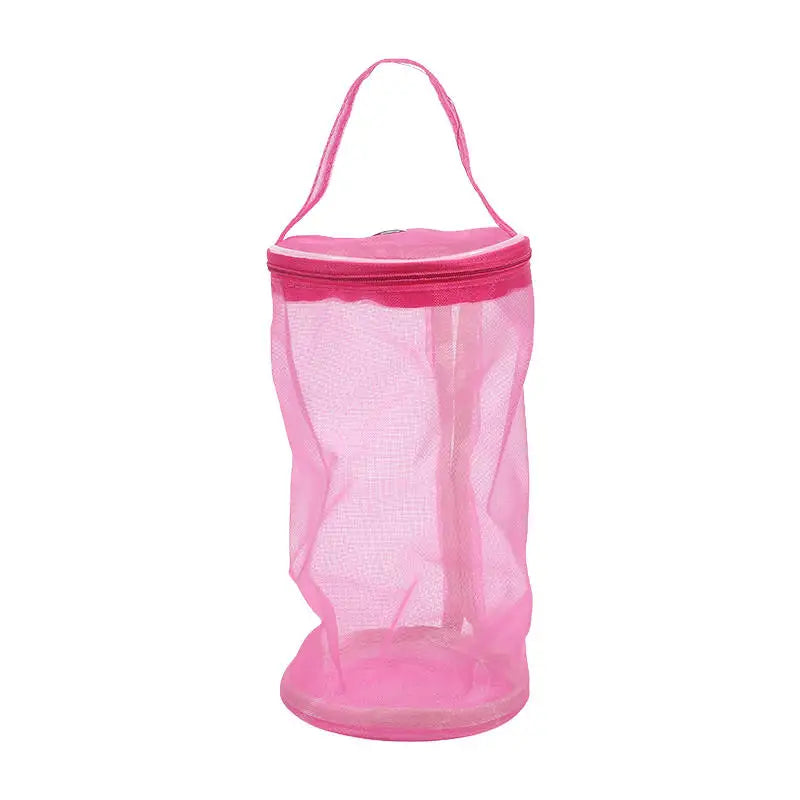 Bolsa de malla de almacenamiento de lana portátil
