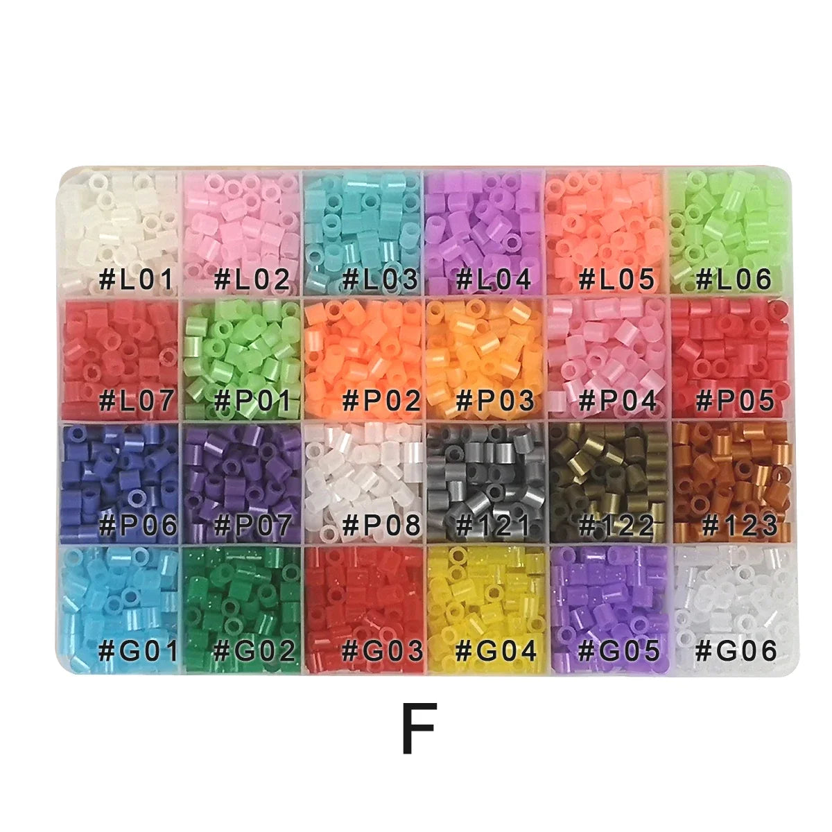 Cuentas de alta calidad para niños, juguete de Arte de 2400 piezas