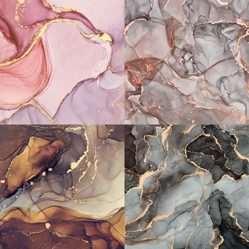 12 hojas de papel para álbum de recortes de 15x15cm