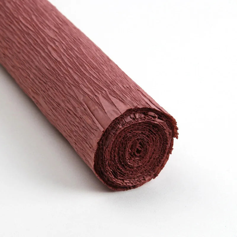 Rollo de papel crepé de colores de 50x250cm.