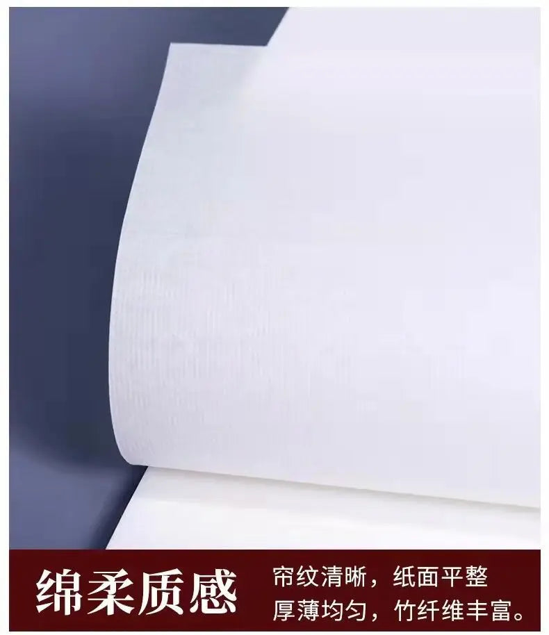 100 hojas de papel de arroz crudo, precio de fábrica, caligrafía gruesa,  de pintura china Xuan