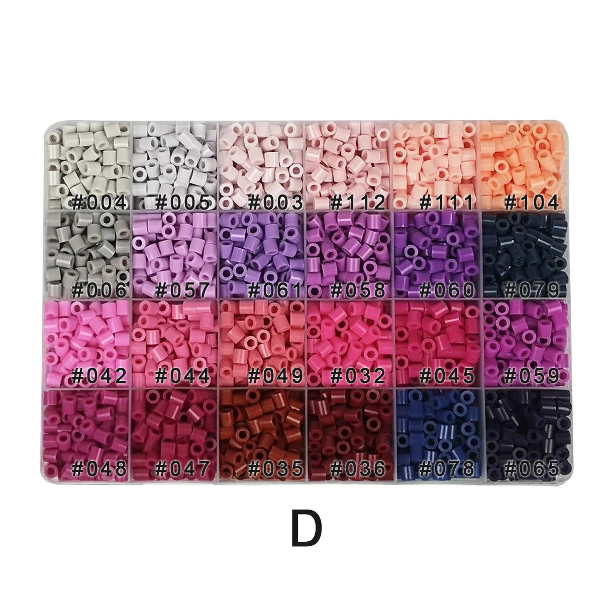 Cuentas de alta calidad para niños, juguete de Arte de 2400 piezas