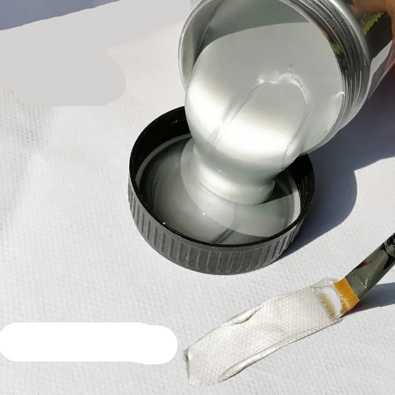 Pintura acrílica dorada nacarada, resistente al agua, no se decolora, pintura 60/100ml
