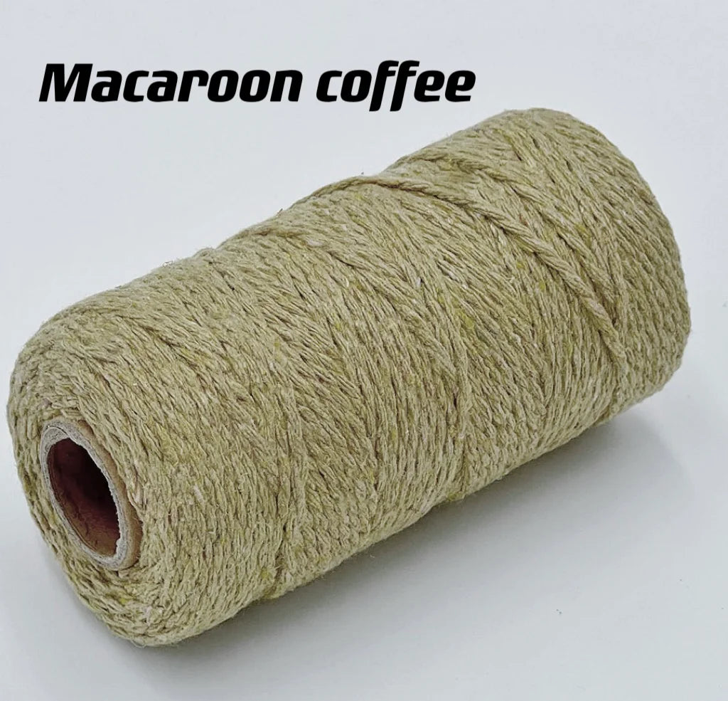 Cuerda de macramé de 2mm, hilo de yute suave, cuerda trenzada de colores para manualidades