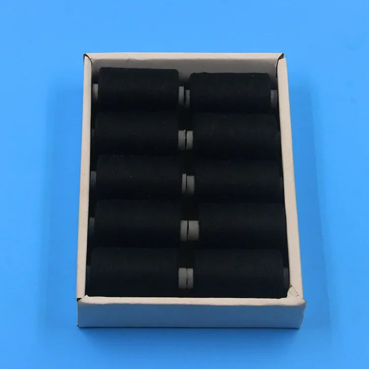 Kit de carretes de hilo de coser de poliéster, para coser a mano y a máquina, 1/10/12 colores