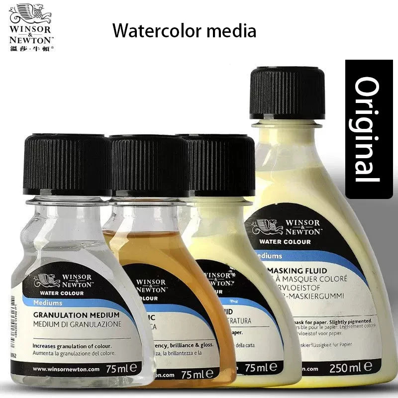 Winsor & Newton-médiums de acuarela, 75ml, líquido de enmascaramiento artístico, cobertura media iridiscente.