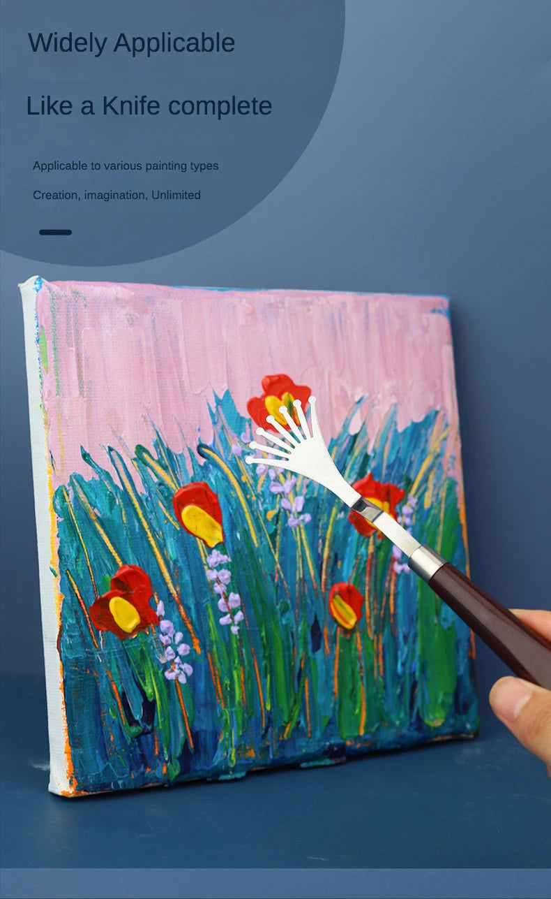 9 Herramientas de formas especiales para pintura al óleo, pintura acrílica y otras