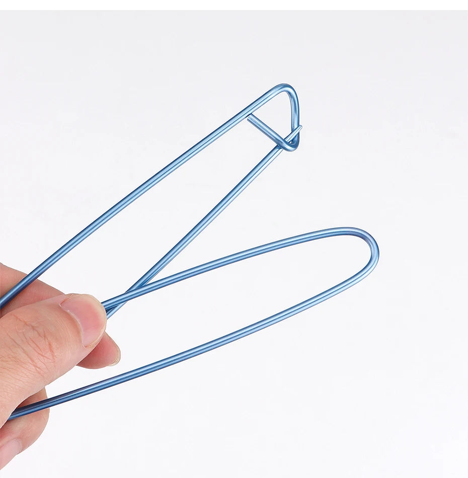 Ganchos de puntos para tejer, 4 tamaños de aluminio, 4 Uds.