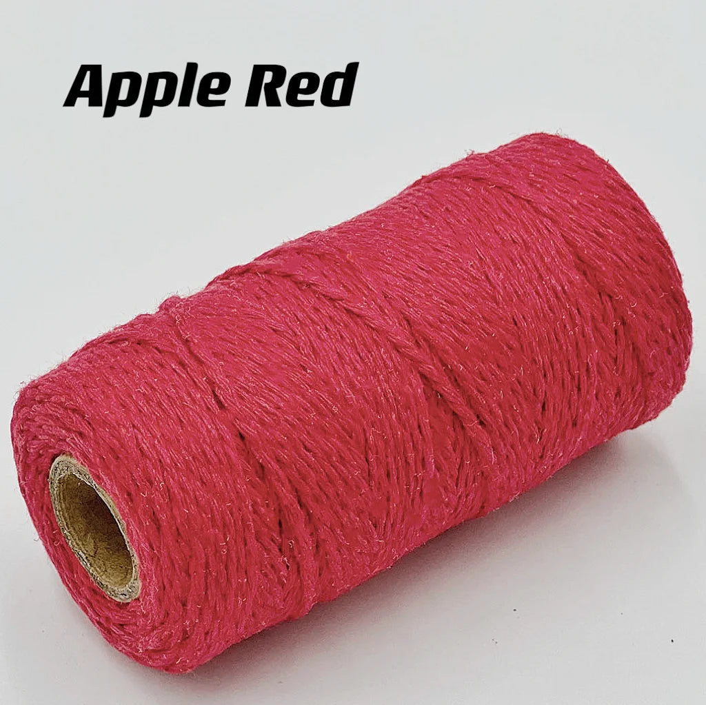 Cuerda de macramé de 2mm, hilo de yute suave, cuerda trenzada de colores para manualidades