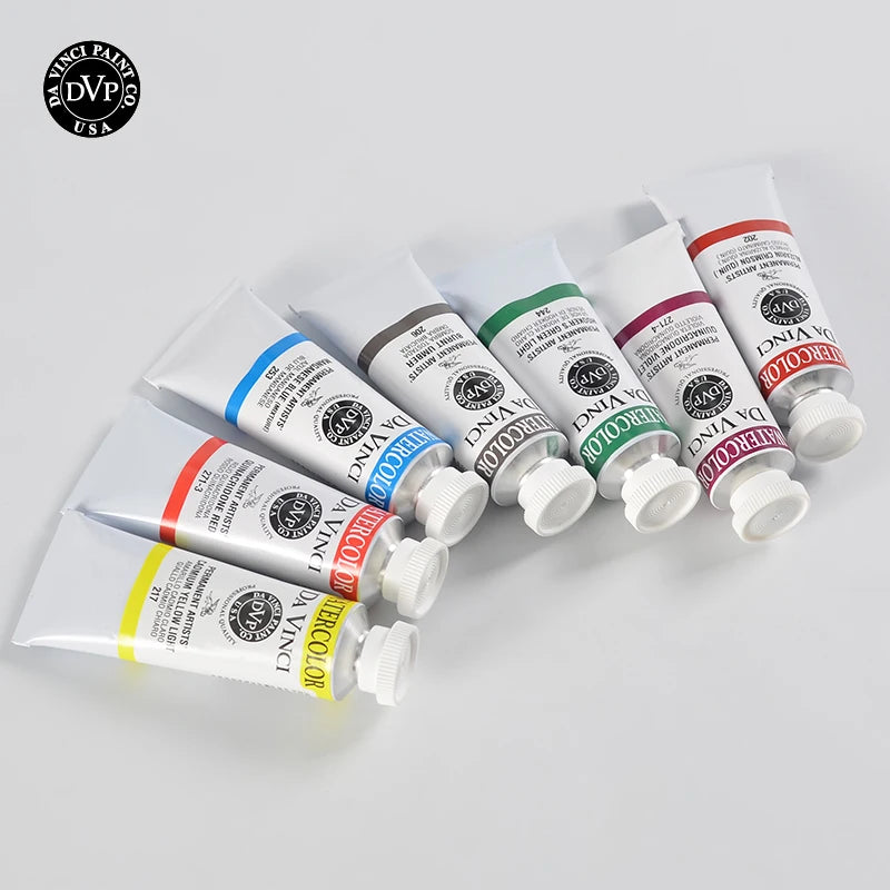 DA VINCI (USA) Acuarelas 15ml DVP Aquarell material de pintura profesional, suministros de arte