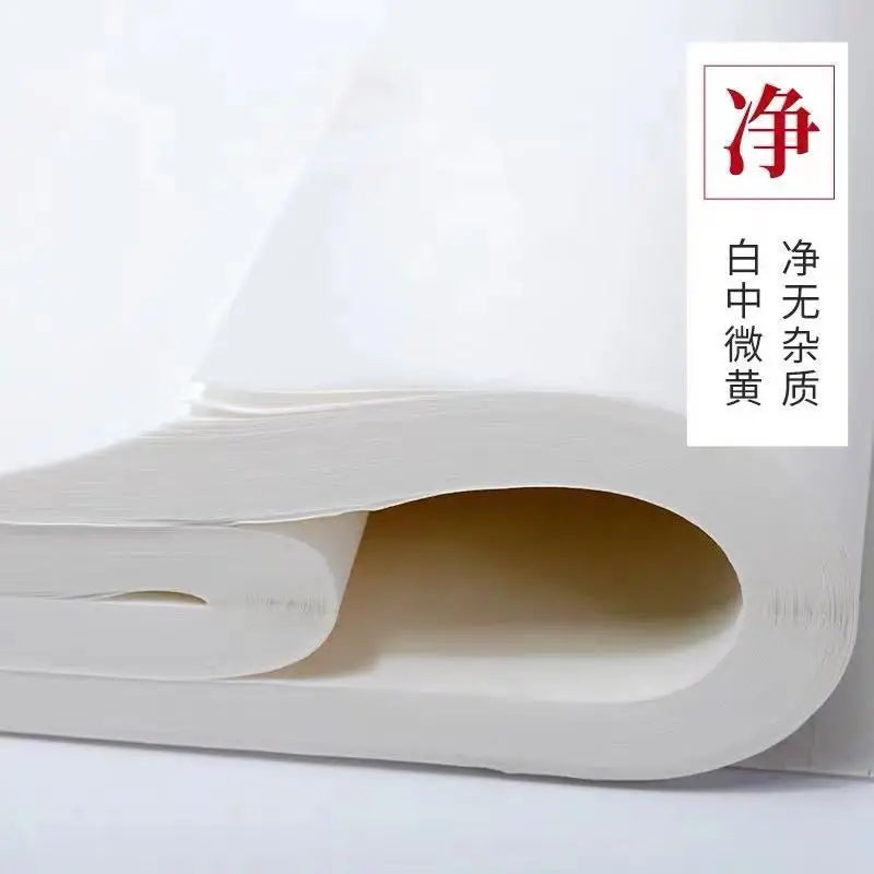 100 hojas de papel de arroz crudo, precio de fábrica, caligrafía gruesa,  de pintura china Xuan